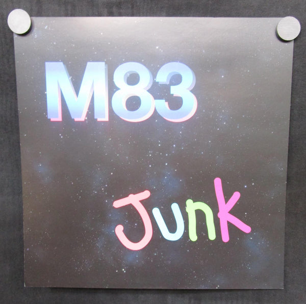 M83 - Junk Mint- Poster 12"x12" double-sided - Shuga Records