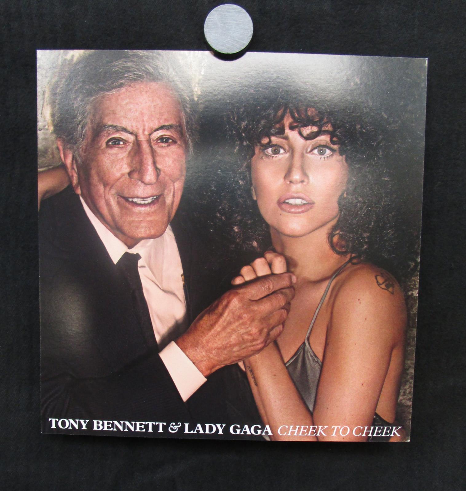 Tony Bennett & Lady Gaga - Cheek To Cheek Mint- Poster 8"x8" double-sided - Shuga Records
