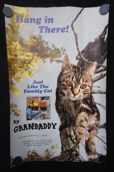Grandaddy - Just Like The Fambly Cat VG+ Poster 17"x11" - Shuga Records