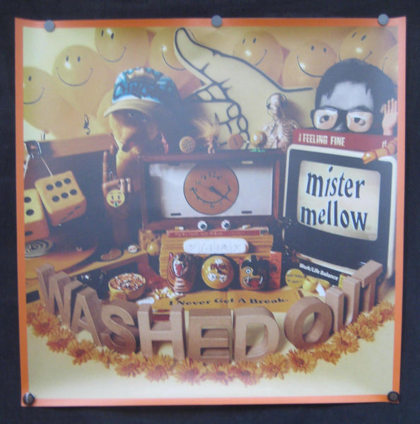 Washed Out - Mister Mellow Mint- Light Box Transparency 36"x36" - Shuga Records