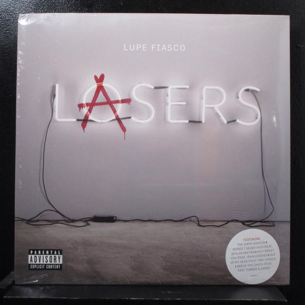 Lupe Fiasco - Lasers 2 LP New Sealed 520870-1 USA 2011 Atlantic 1st Vinyl Record - Shuga Records