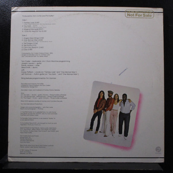 Tom Coster - T.C. LP VG+ F-9612 Fantasy 1981 USA Vinyl Record - Shuga Records