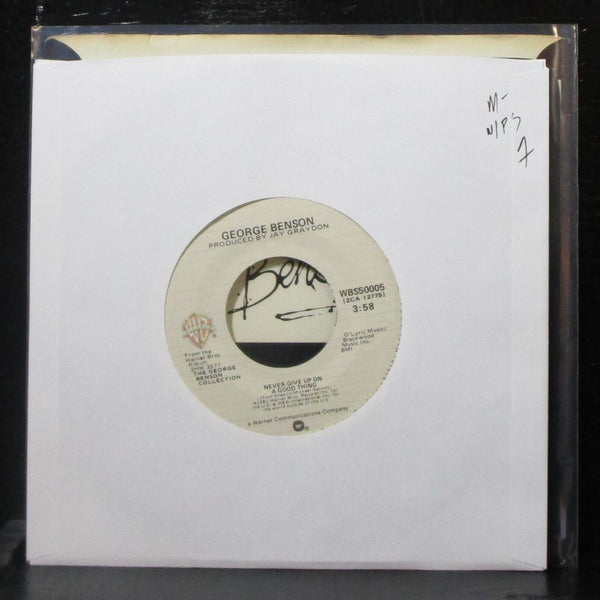 George Benson - Never Give Up On A Good Thing 7" Mint- Vinyl 45 WBS50005 - Shuga Records
