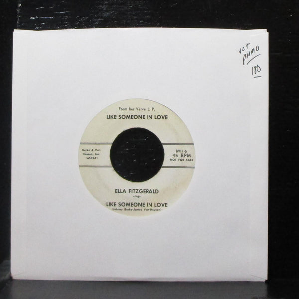 Ella Fitzgerald - Like Someone In Love / I Thought About You 7" VG+ Promo 45 - Shuga Records