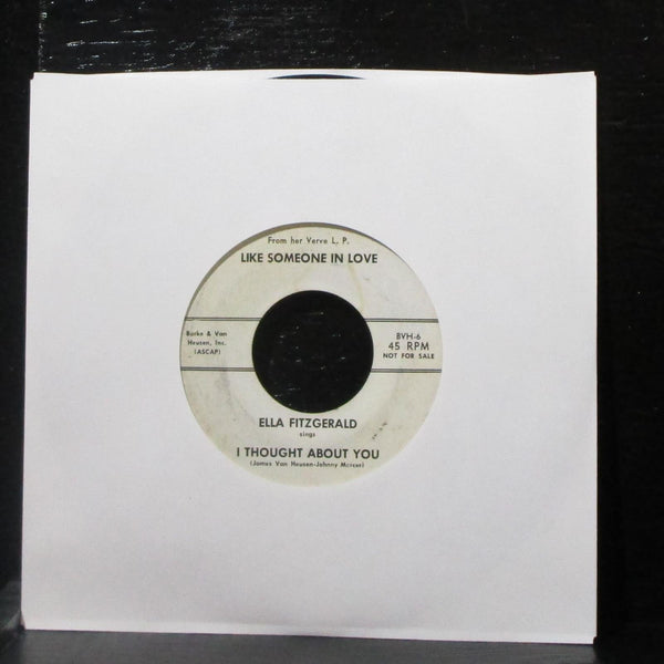 Ella Fitzgerald - Like Someone In Love / I Thought About You 7" VG+ Promo 45 - Shuga Records