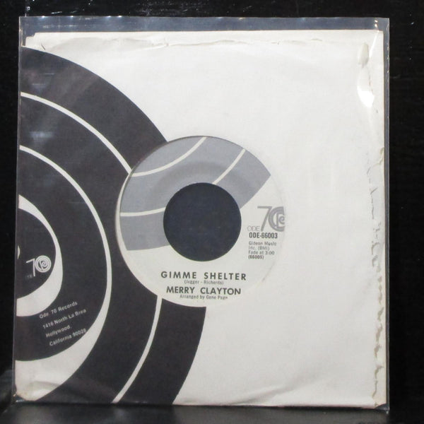 Merry Clayton - Gimme Shelter / Good Girls 7" VG+ Vinyl 45 ODE-66003 USA 1970 - Shuga Records