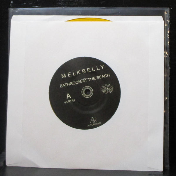 Melkbelly - Bathroom At The Beach / Piss Wizard 7" Mint- New Yellow Vinyl 45 MP3 - Shuga Records
