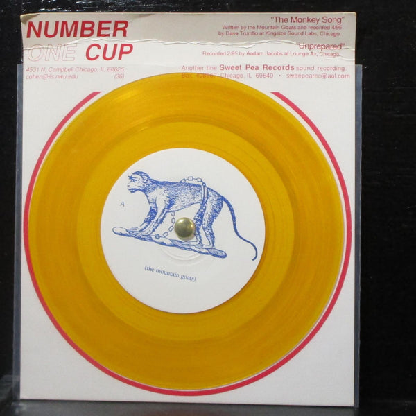 Number One Cup - The Monkey Song / Unprepared 7" Mint- New Vinyl 45 SP 005 - Shuga Records