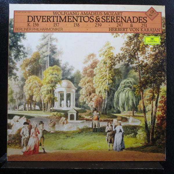 Karajan -Mozart: Divertimentos & Serenades 2 LP Mint- 419 358-1 Vinyl Record - Shuga Records