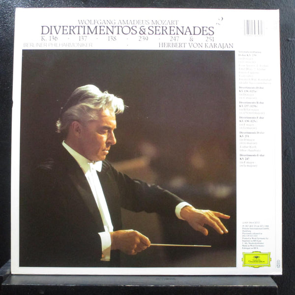 Karajan -Mozart: Divertimentos & Serenades 2 LP Mint- 419 358-1 Vinyl Record - Shuga Records