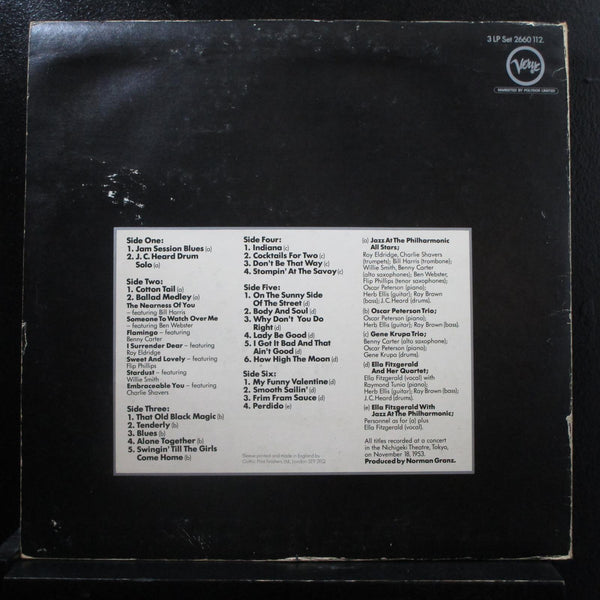 Jazz At The Philharmonic - Norman Graz' J. A. T. P. In Tokyo LP Mint- 2660112 UK - Shuga Records