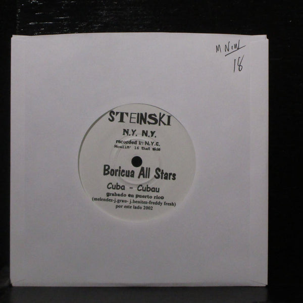 Boricua All Stars / Steinski - Cuba-Cubau / N.Y. N.Y. 7" Mint- New Vinyl 45 - Shuga Records