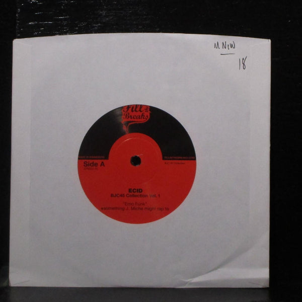 ECID - BJC 45 Collection Vol. 1 7" Mint- New Vinyl 45 Fill In The Break 2010 - Shuga Records