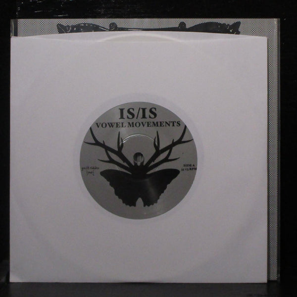 Is/Is - Vowel Movements / Blackest Beat 7" Mint- White Vinyl 45 Guilt Ridden Pop - Shuga Records