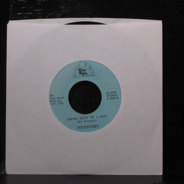 Nitestars - Five To Ten / There Must Be A Way 7" VG Vinyl 45 Blue Rain signed - Shuga Records