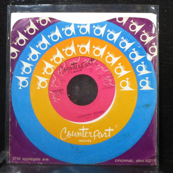 Anada - Ohio / Country Queen 7" VG+ Vinyl 45 Counterpart 3792 USA 1976 - Shuga Records