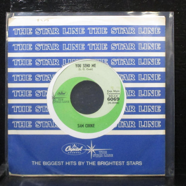 Sam Cooke / Johnny Moresette - You Send Me / Never 7" Mint- Vinyl 45 Capitol - Shuga Records