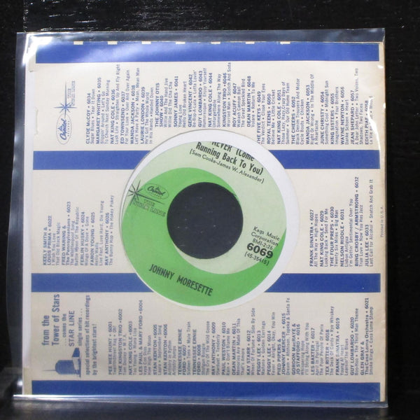 Sam Cooke / Johnny Moresette - You Send Me / Never 7" Mint- Vinyl 45 Capitol - Shuga Records