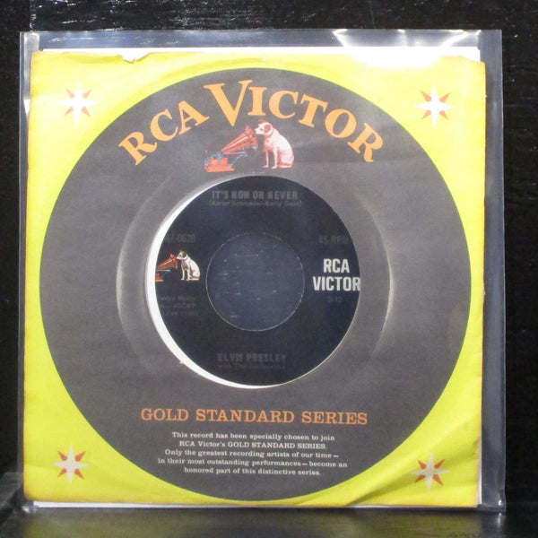 Elvis Presley - It's Now Or Never / A Mess Of Blues 7" VG+ Vinyl 45 RCA 1977 USA - Shuga Records