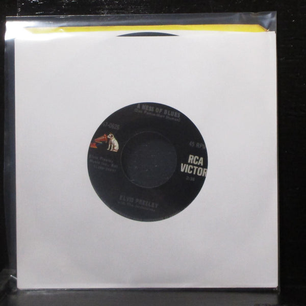 Elvis Presley - It's Now Or Never / A Mess Of Blues 7" Mint- 45 RCA 447-0628 tag - Shuga Records