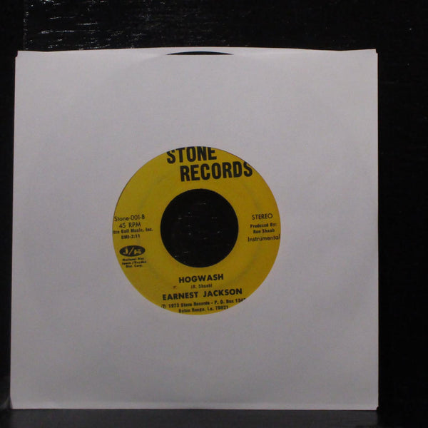 Earnest Jackson - Love And Happiness / Hogwash 7" VG Vinyl 45 Stone-001 USA 1973 - Shuga Records