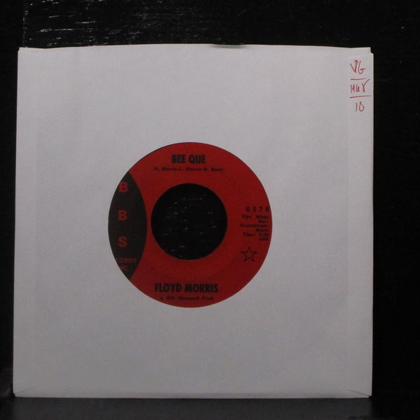 Floyd Morris - Bee Que / A Mellow Mood 7" VG Vinyl 45 BBS 0578 USA 1968 - Shuga Records