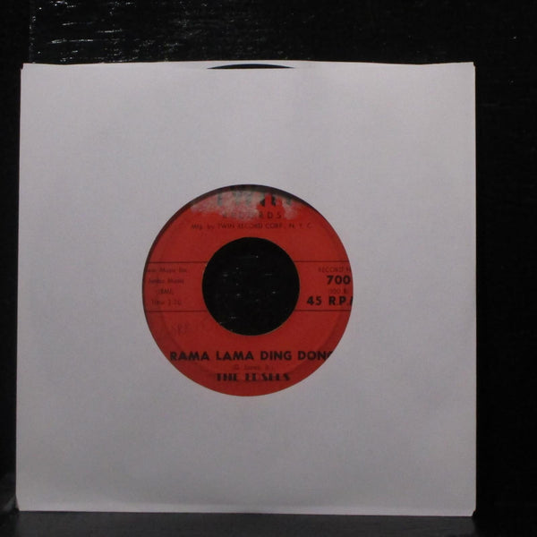The Edsels - Bells / Lama Rama Ding Dong 7" VG+ Vinyl 45 Twin 700 lbl var 1961 - Shuga Records
