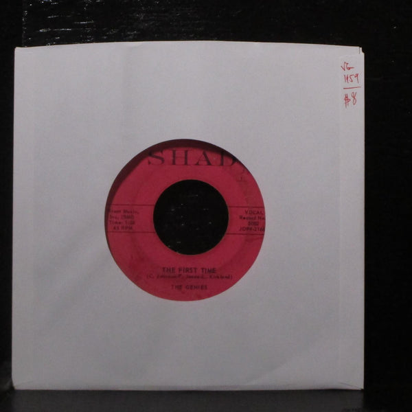 The Genies - The First Time / Who's That Knocking 7" VG Vinyl 45 Shad 5002 USA - Shuga Records