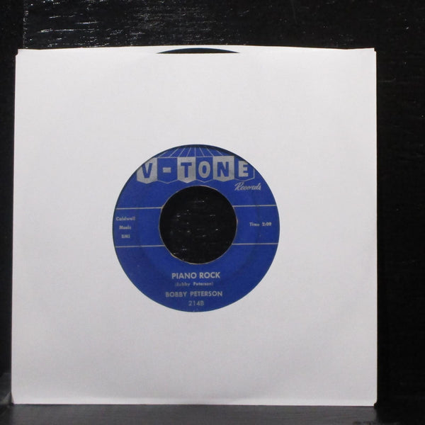 Bobby Peterson - Irresistable You / Piano Rock 7" VG+ Vinyl 45 V-Tone 214 USA - Shuga Records