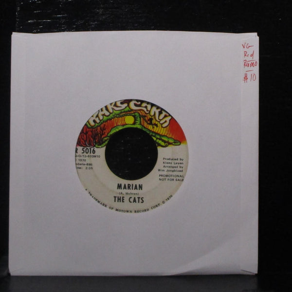 The Cats - Marian 7" VG Promo Red Vinyl 45 Rare Earth R 5016 USA 1970 - Shuga Records