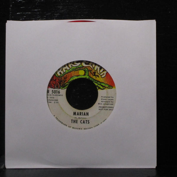 The Cats - Marian 7" VG Promo Red Vinyl 45 Rare Earth R 5016 USA 1970 - Shuga Records