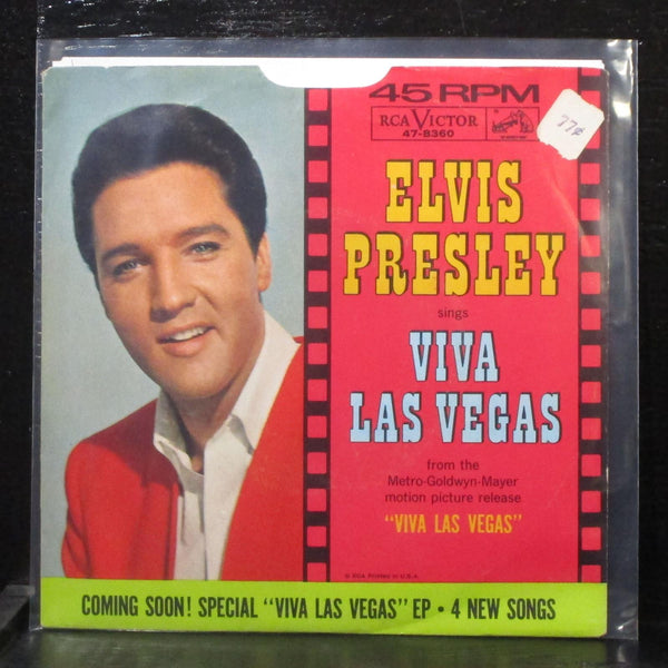 Elvis Presley - Viva Las Vegas / What'd I Say 7" VG+ Vinyl 45 RCA 47-8360 USA - Shuga Records