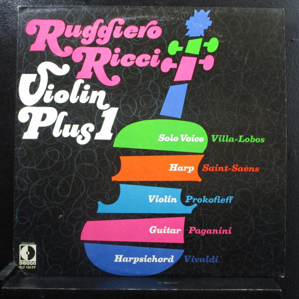 Saens / Prokofieff / Paganini / Vivaldi, Ricci - Violin Plus 1 LP VG+ DL 710177 - Shuga Records