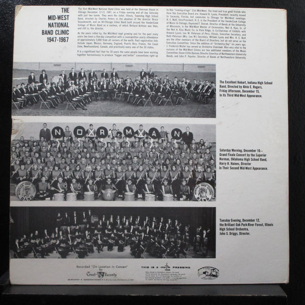 John Driggs - Mid-West Orchestra Day Oak Park, River Forest 2 LP VG+ w/Press Kit - Shuga Records