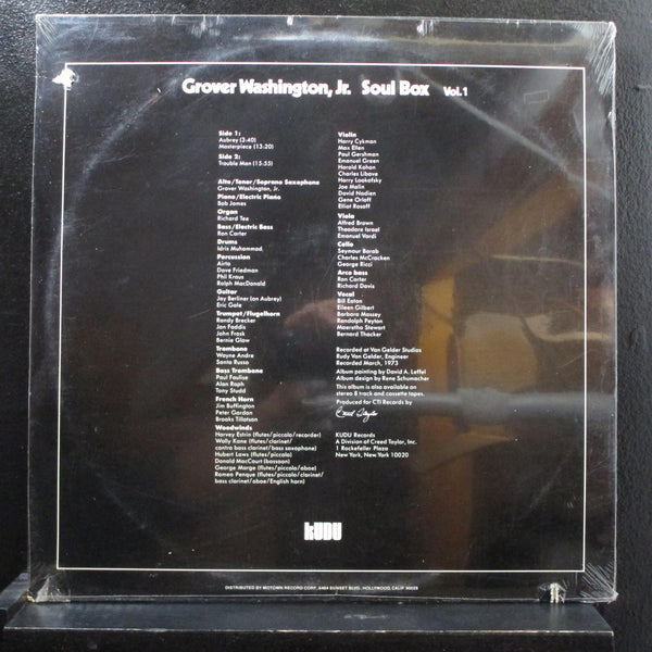Grover Washington, Jr. - Soul Box Vol 1 LP New Sealed P698 USA 1973 Vinyl Record - Shuga Records