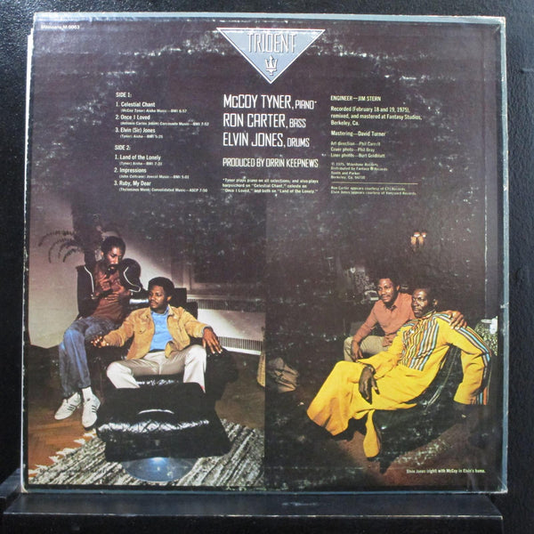 McCoy Turner - Trident LP VG+ M-9063 Milestone 1975 USA Vinyl Record - Shuga Records