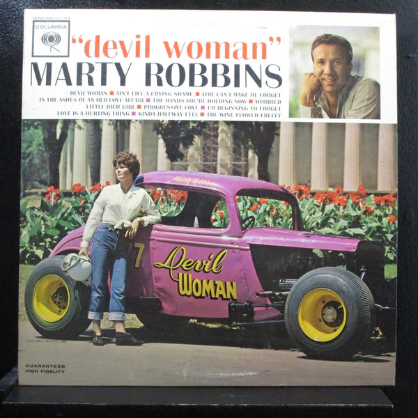 Marty Robbins - Devil Woman LP VG+ CL 1918 Mono Red 2i Vinyl Record - Shuga Records