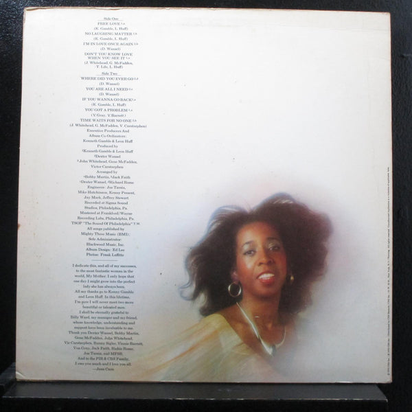 Jean Carn - Jean Carn LP VG+ PZ 34394 USA 1976 Vinyl Record - Shuga Records