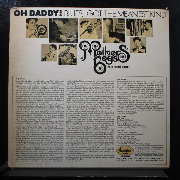 Mother's Boys - The Music Of Mother's Boys LP VG+ AP-99 Red Vinyl Record - Shuga Records