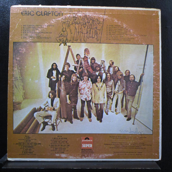 Eric Clapton - Eric Clapton LP VG+ 2383-021 UK 1970 Polyddor Vinyl Record - Shuga Records