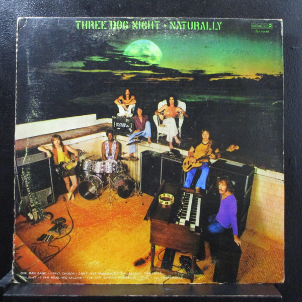Three Dog Night - Naturally LP VG+ DSX 50088 Vinyl Record w/Poster Attached - Shuga Records