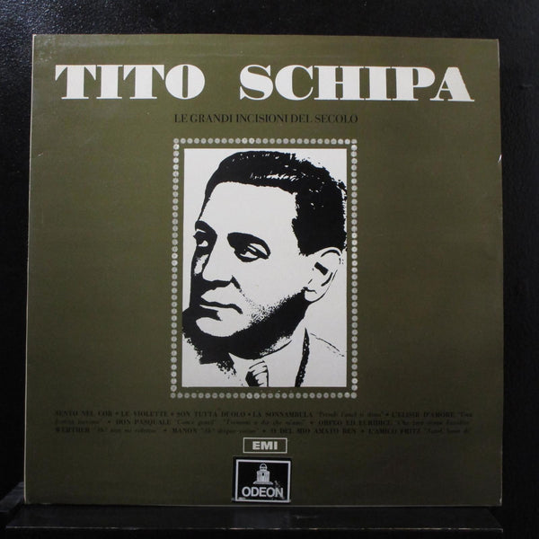 Tito Schipa - Le Grandi Incisioni Del Secolo LP VG+ 3C 061-00916 Italy Mono - Shuga Records