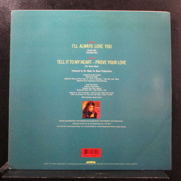 Taylor Dayne - I'll Always Love You 12" Mint- AD1-9699 Arista Vinyl Record - Shuga Records