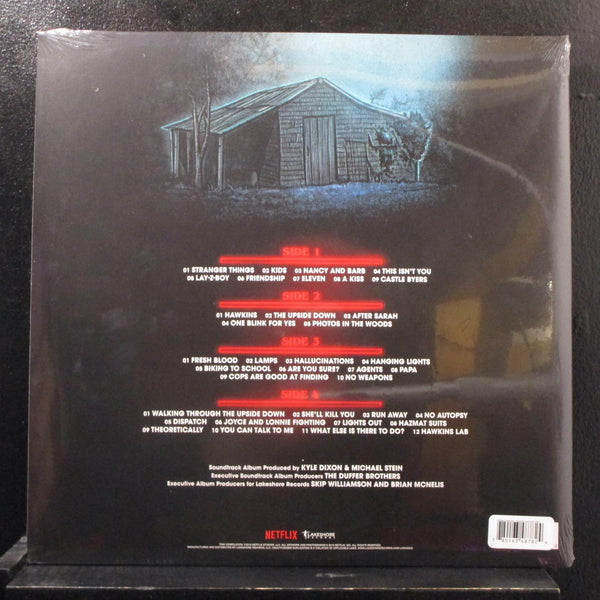 Dixon, Stein - Stranger Things Vol One - 2 LP New Sealed Clear Black Smoke - Shuga Records