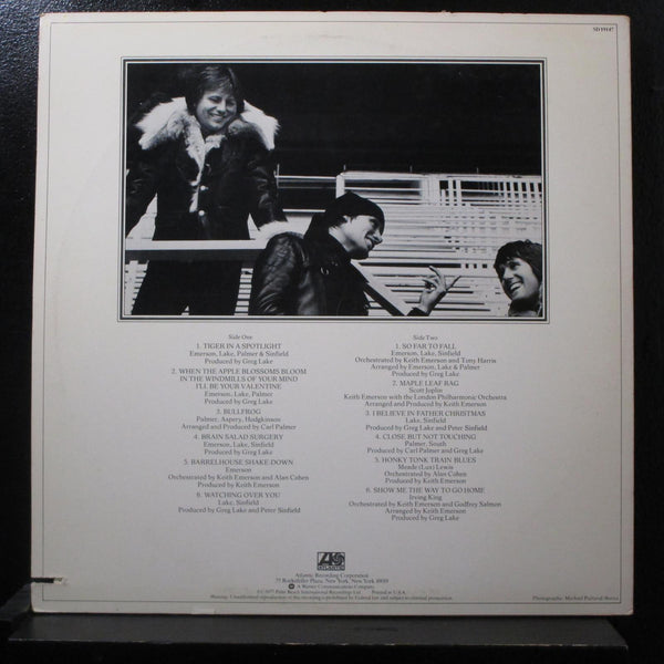 Emerson, Lake & Palmer - Works Volume 2 LP Mint- SD 19147 Vinyl Record - Shuga Records