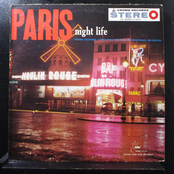 Pierre Legendre - Paris Nite Life LP VG+ CST 108 Red Wax USA 1957 Vinyl Record - Shuga Records