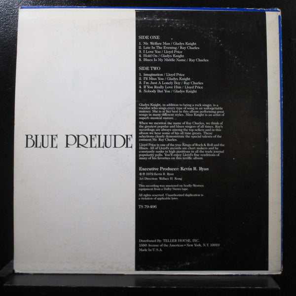 Ray Charles, Gladys Knight, Lloyd Price - Blue Prelude LP VG+ TS 79-496 Record - Shuga Records