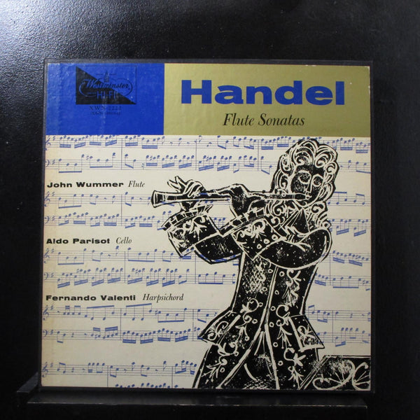 Hndel, Wummer, Valenti, Parisot - Flute Sonatas Vol II LP Mint- XWN 2222 w/Book - Shuga Records