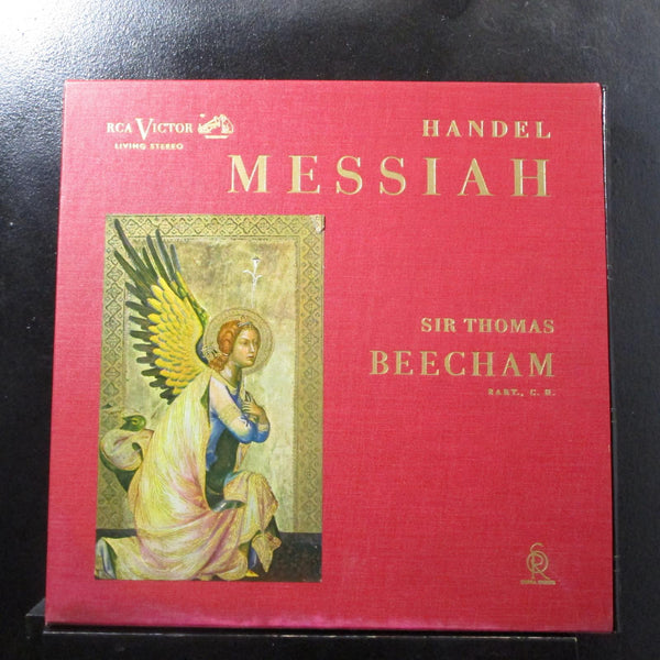 Handel, Beecham, Bart, CH - Messiah 4 LP VG+ LDS 6409 Living Stereo Vinyl Record - Shuga Records