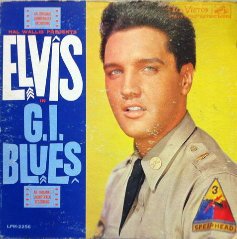 Elvis Presley - G.I. Blues - VG Lp Record 1960 RCA Mono USA Original Vinyl - Rock & Roll / Soundtrack